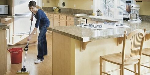 Nassreinigung zur Vorbeugung von Parasitenbefall